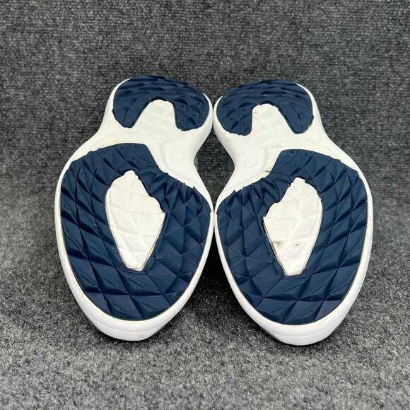FootJoy FJ Flex Spikeless Golf Shoes Men's Size 11.5 Grey Blue Athletic Sneakers - Picture 10 of 11